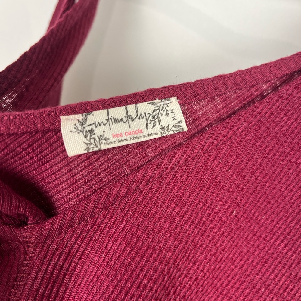 Sold- Intimately Free People • Raspberry Tank Top • Size M - Picture 2 of 4
